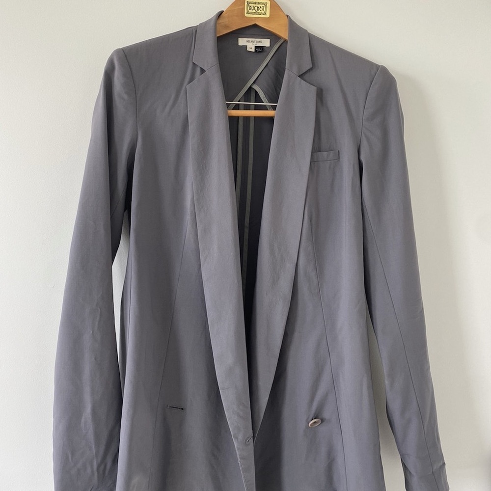 Womens Helmut Lang Wool Blazer